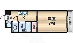 ファイブツー 1Kの間取図画像