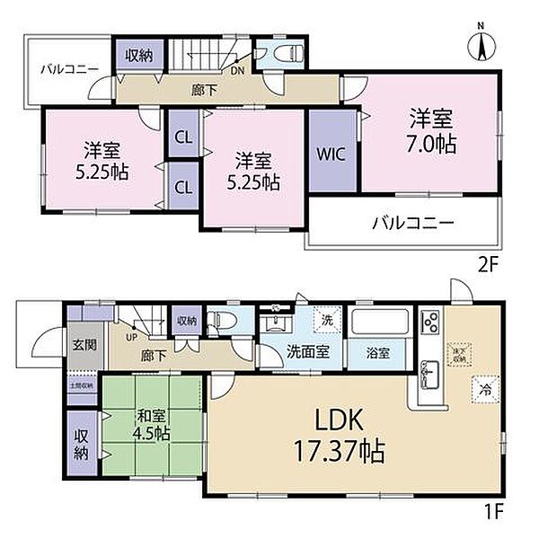 間取りを拡大表示