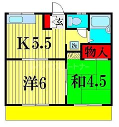 間取図画像 2K