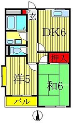 間取図画像 2DK