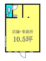 コーポ染谷 ワンルームの間取図画像