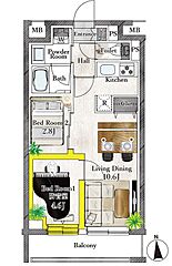 物件の間取り