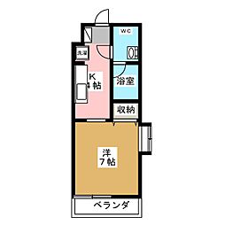 新江古田ST・ハウス 1Kの間取図画像