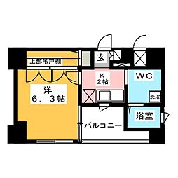 ドゥーエ練馬2 1Kの間取図画像