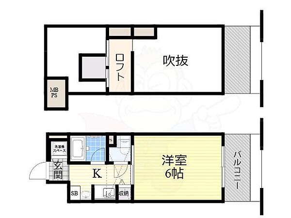 大阪府大阪市都島区片町２丁目(賃貸マンション1K・7階・18.90㎡)の写真 その2