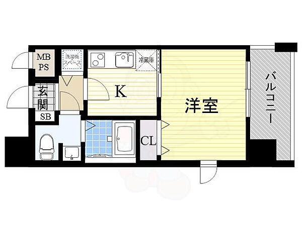 大阪府大阪市都島区片町１丁目(賃貸マンション1K・3階・27.37㎡)の写真 その2