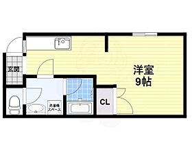 峯マンション  ｜ 大阪府大阪市都島区毛馬町２丁目5番16号（賃貸マンション1R・1階・25.00㎡） その2