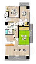 大阪府大阪市城東区関目１丁目（賃貸マンション3LDK・8階・76.33㎡） その2