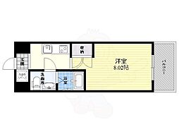 Osaka Metro谷町線 都島駅 徒歩7分の賃貸マンション 7階1Kの間取り