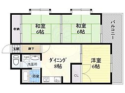 間取図画像 3LDK