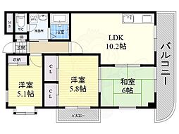 おおさか東線 城北公園通駅 徒歩18分 6階/-