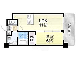 THEPHOERME城北公園 1LDKの間取図画像
