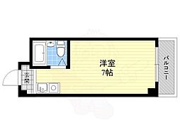 メディシン・ハウス ワンルームの間取図画像