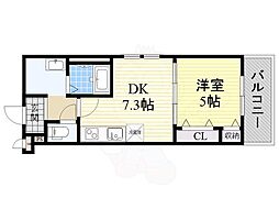 フジパレス中宮2番館 2階/-