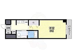 CONSOLATA城北 1Kの間取図画像