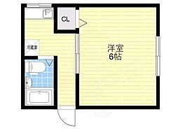 ハイツSakura 1Kの間取図画像