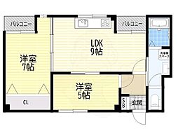 カツミマンション 4階