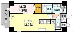ClaireForesta 1LDKの間取図画像