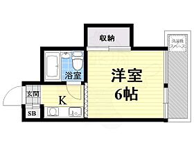 リベラル相川  ｜ 大阪府大阪市旭区赤川２丁目（賃貸マンション1K・2階・17.00㎡） その2