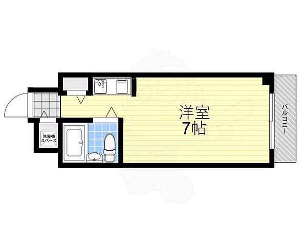 朝日プラザ都島本通パサージュ ｜大阪府大阪市都島区都島北通２丁目(賃貸マンション1R・5階・17.01㎡)の写真 その2