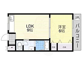 新成ハイツ 403 ｜ 大阪府大阪市旭区高殿３丁目18番10号（賃貸マンション1LDK・4階・35.00㎡） その2