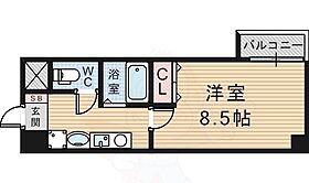 大阪府豊中市岡町（賃貸マンション1K・4階・25.48㎡） その2