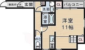 FORESTA末広  ｜ 大阪府豊中市末広町３丁目（賃貸アパート1R・3階・39.44㎡） その2