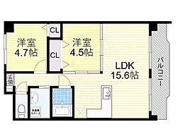 サンハイツ木多 2階/-