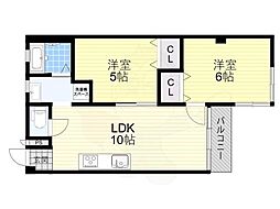 エルベコート豊中向丘 3階/302