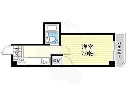シャトレーツカサ 1Kの間取図画像