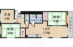阪急宝塚本線 岡町駅 徒歩10分 3階/-