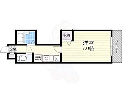 サンハイム螢ケ池第2 1Kの間取図画像