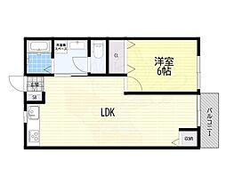 蛍池ハイツ 東棟 4階/-
