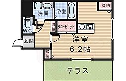 GKレジデンス 1Kの間取図画像