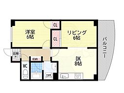 メゾン・ド・プリミエール 1LDKの間取図画像