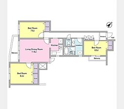 アビタシオン 4階