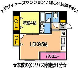 ビルド・ケア2 1LDKの間取図画像