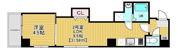 ベルテ千葉中央 202｜千葉県千葉市中央区中央2丁目(賃貸マンション1LDK・2階・31.59㎡)の写真 その2