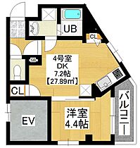 テリアズ港町 404 ｜ 千葉県千葉市中央区港町（賃貸マンション1DK・4階・27.89㎡） その2