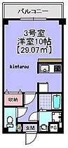 金太郎ヒルズ27 203 ｜ 千葉県千葉市花見川区幕張本郷2丁目（賃貸マンション1K・2階・29.07㎡） その2