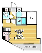 ミライズ南千住 902 ｜ 東京都台東区清川2丁目112-3（賃貸マンション1K・9階・25.05㎡） その2