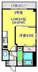 間取図画像 1LDK