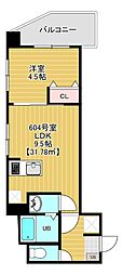金太郎ヒルズ372 1LDKの間取図画像