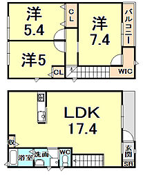 阪急今津線 仁川駅 徒歩13分