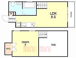 阪急神戸本線 王子公園駅 徒歩5分の賃貸マンション 3階1LDKの間取り