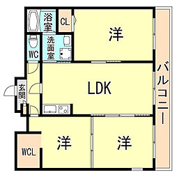 間取図画像 3LDK