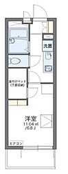 阪神なんば線 福駅 徒歩10分の賃貸マンション 3階1Kの間取り