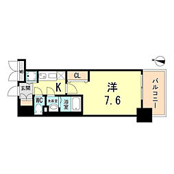 神戸市西神・山手線 上沢駅 徒歩3分の賃貸マンション 1階1Kの間取り