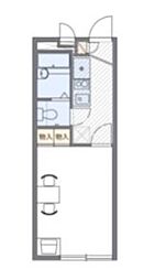 JR東海道・山陽本線 西明石駅 徒歩9分の賃貸アパート 2階1Kの間取り