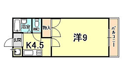阪急今津線 門戸厄神駅 徒歩7分 2階/-
